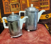 Dwa czajniki WMF Art deco