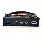 HUB 2XUSB 3.0 USB C Panel przedni HD Audio 3.5mm