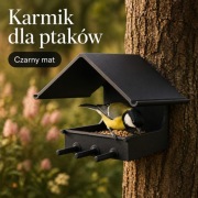 Karmnik dla ptaków do ogrodu | na wkręty | 4 kolory