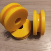 Rolka zblocze na linę syntetyczną i stalową