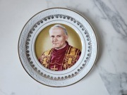 Dekoracyjny talerz do powieszenia Jan Paweł II Porcelana Jarocin