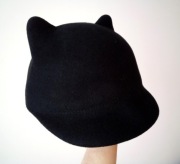 Kapelusz filcowy z kocimi uszami H&M, 12 - 14 lat