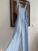 Przepiękny letni kombinacji w paski