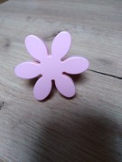 Uchwyt meblowy kwiatek różowy 