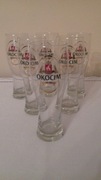 Szklanki wysokie do piwa „Okocim”, do sprzedania