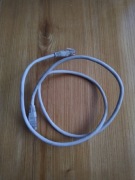 Kabel sieciowy RJ-45 UTP 5e 100cm (1m) szary
