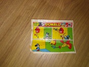 Historyjka obrazkowa komiks z gumy balonowej Donald lata 80 Maple Leaf