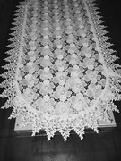 Bieżnik gipiura owalny biały 60/120