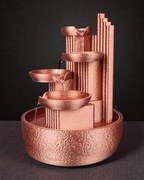 Fontanna Stołowa Chalice – Harmonijny Relaks w Kolorze Miedzi - Nawilżacz