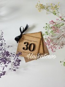 Kartka personalizowana drewniana