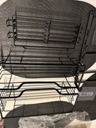 metalowy organizer ścienny, łazienkowy 