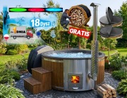 BALIA Ogrodowa Jacuzzi 200cm PIEC WEWNĘTRZNY AKRYL Hydromasaż = Wycena