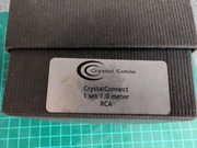 Crystal cable RCA Piccolo 1m