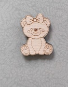 miś sklejka decoupage scrapbooking