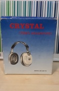 Słuchawki stereo CRYSTAL SH-60GTA 8ohm unikat vintage sprawne