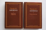 2 x Theodor W. Adorno: Teoria estetyczna + Dialektyka negatywna / BDB