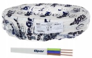 PRZEWÓD KABEL YDYP 3X2,5 DRUT PŁASKI 750V ELPAR