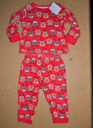 9^ george strój przebranie świąteczna piżama Reniferki  1/1,5 Lat_86 cm