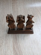 Stare drewniane figurki. 