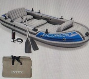 Ponton 5-osobowy Intex 68325 PVC 366 cm z wiosłami i pompką