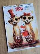 Kalendarz A3 na 2025 rok MAŁŻEŃSTWO 