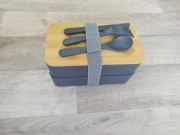 2x Nowy Lunchbox Pojemnik na lunch 2 komorowy