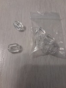 Łącznik do łańcuszka przezroczysty 4,5mm/ 3,2mm - 1 szt