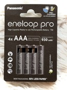 Panasonic Eneloop PRO 930mAh AAA/R03 4 sztuki BK4HCDE/4C