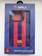 Barca. Magnetic Leather Case for iPhone 16 Pro.