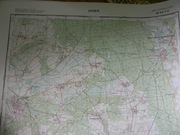 Mapa topograficzna 1:50 000 M-33-7-C Jasień 