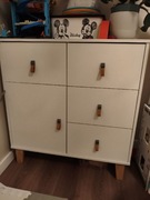Komoda z szufladami bieliźniarka biała stan dobry+ 