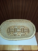 Koszyk bambusowy pleciony koszyczek na pieczywo, chleb, owoce, drobiazgi