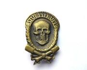 Totenkopf WW2 Odznaka Czaszka Metalowa Militaria