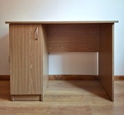 Biurko komputerowe, małe, do biura, pokoju, jasny brąz, 75x100x50 cm