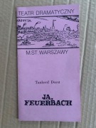 Program Teatralny Teatr Dramatyczny Ja Feuerbach