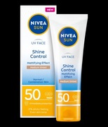 Nivea Shine Control matujący krem do twarzy SPF 50 