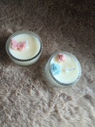 Male świeczki sojowe 