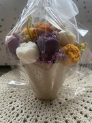 Bukiet kwiatów mydlanych