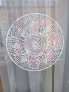 Mandala  na szydełku ręcznie robiona 