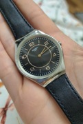 Zegarek swatch skin irony 38mm unisex srebrny 