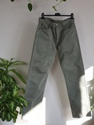 spodnie jeansowe oliwkowe Levis Rozmiar W33 l36