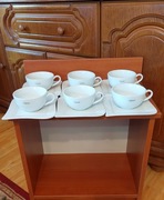 Lipton Filiżanki Komplet Porcelanowy Herbata Kawa 6 Sztuk 250 ml Nowe