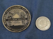 Challenge coin US Army Call on me Brother