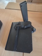 Uchwyt ścienny do telewizora itp Czarny z paskiem