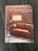 Samoprzylepne łatki naprawcze do skóry beż 3x 28cm x 20cm