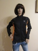 BJORN DAEHLIE damska bluza czarno-pomarańczowa ciepła _ M