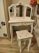 Ricokids, toaletka drewniana, 60x29x98 dla dziewczynki 3-7 lat