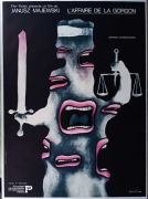Jan Lenica - Plakat do filmu - Sprawa Gorgonowej - 1977