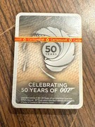 Karty do gry JAMES BOND 007 jubileusz 50-lecie CELEBRATING 50 YEARS OF 007
