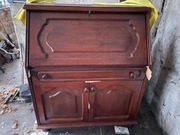 drewniany sekretarzyk - biurko